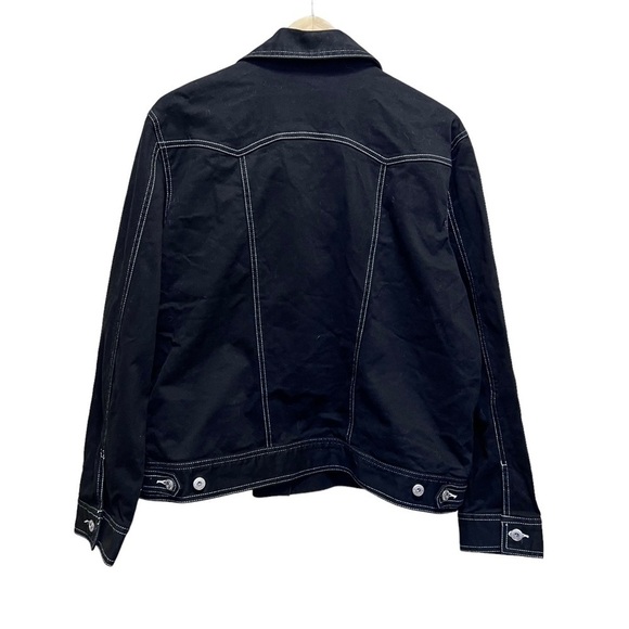 North Reflections Black Denim Jacket Size XL - Picture 5 of 6